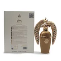 Afeef Lattafa edp bottle with gold bird ornament and gemstone box