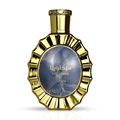 Victoria Lattafa golden edp white background closeup view fragrance bottle