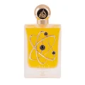 Tharwah Gold Lattafa Pride edp perfume yellow atomizer bottle design white background