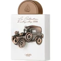 La Collection 1886 Car Lattafa Pride edp perfume bottle white box side bronze car logo