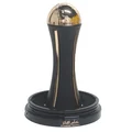 Lattafa Pride Al Khas Winners Trophy Gold 100ml — A dark blue box with gold text and a matching dark blue and gold globe-topped perfume bottle, displayed against a white background. | Lattafa Pride Al Khas Winners Trophy Gold 100ml — Kotak biru gelap dengan teks emas dan botol minyak wangi bertopi dunia biru gelap dan