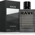 Nuit Parfaite Rave edp perfume botol dan kotak hitam mewah putih