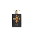 Al Qiam Gold Lattafa Pride edp black luxurious golden cap bottle closeup