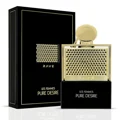 Rave Pure Desire Gold edp emas, pembungkusan hitam mewah, dekat depan