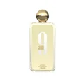 Afnan 9 AM by Afnan 100 ml EDP Unisex — rectangular yellow glass bottle, gold round cap, white text, plain background