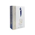Al Azal Lattafa edp packaging white background closeup side corner angle