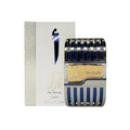 Al Azal Lattafa edp men fragrance blue silver packaging white background