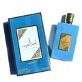 Ameer Al Arab Imperium Asdaaf edp blue packaging white background side view