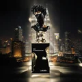 His Confession Lattafa black gold fragrance kuala lumpur cityscape at night