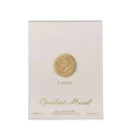 Opulent Musk Lattafa perfume packaging white colour gold writing front view