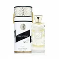 Musk Mood Lattafa unisex edp glass bottle and box white elegant black gold