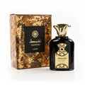 Nasheet Lattafa unisex edp perfume black bottle brown box