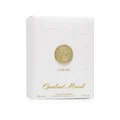 Opulent Musk Lattafa white packaging gold logo front view unisex edp spray bottle box