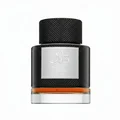 Qaaed Intense Lattafa edp perfume black bottle silver label orange dark liquid inside
