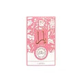 Yara Elixir Lattafa pink packaging floral design eau de parfum spray white background closeup front view