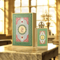 Queen Of Arabia Lattafa Pride edp perfume setting marble table top view