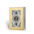 King of Arabia Lattafa Pride edp perfume packaging yellow gold color scheme closeup front