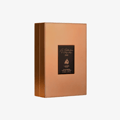 La Collection 1886 Car Lattafa Pride edp perfume bottle brown box closeup side corner