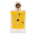 Al Areeq Gold Lattafa Pride edp botol kuning rekaan mewah latar putih
