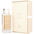 Lattafa The Kingdom Women edp in a glass crystal-like rectangular shaped light gold coloured packaging