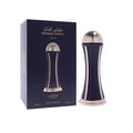 Lattafa Pride Al Khas Winners Trophy Gold 100ml — A dark blue box with gold text and a matching dark blue and gold globe-topped perfume bottle, displayed against a white background. | Lattafa Pride Al Khas Winners Trophy Gold 100ml — Kotak biru gelap dengan teks emas dan botol minyak wangi bertopi dunia biru gelap dan