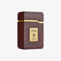Artisan Ethnique Lattafa Pride wooden gift box white background side corner gold label