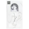 Lattafa Maahir Honor 100ml by Lattafa — White perfume bottle with a horse head stopper, tied with a white ribbon, inside an open white box with a cutout flap | Lattafa Maahir Honor 100ml by Lattafa — Botol minyak wangi putih dengan penutup kepala kuda, diikat dengan reben putih, di dalam kotak putih terbuka dengan