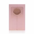 Haya Lattafa perfume pink packaging box front view logo visible circle design gold