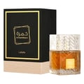 Khamrah Lattafa unisex edp perfume glass bottle box black white clean