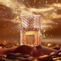 Khamrah Qahwa Lattafa unisex edp glass bottle coffee beans water splash