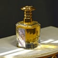Mazaaji Lattafa edp perempuan mewah kaca segi empat kuning cair telus dalam
