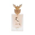 Shaheen Gold Lattafa unisex fragrance glass rectangular beige coloured elegant square shaped