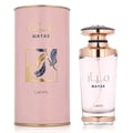 Mayar Lattafa edp tiub merah jambu kaca jelas penutup rose gold botol