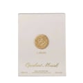 Opulent Musk Lattafa perfume pembungkusan putih warna emas tulisan depan
