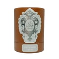 Qaaed Intense Lattafa edp brown cylindrical packaging white background closeup front side