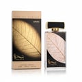 Najdia in Gold Lattafa unisex edp botol & kotak putih bersih samping
