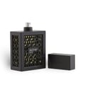 Now Rave Lattafa edp black man fragrance spray sleek packaging design