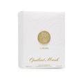 Opulent Musk Lattafa pembungkusan putih logo emas unisex edp botol spray kotak