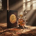 Lattafa rouat al oud unisex edp botol letupan lantai dekat sudut sisi