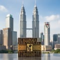 Lattafa Sheikh Al Shuyukh minyak wangi kotak hadiah kayu coklat atas meja